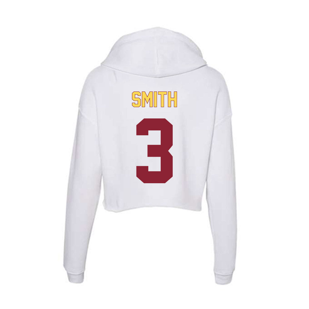 NSU - NCAA Football : DJ Smith - Women's Crop Fleece Hoodie-1