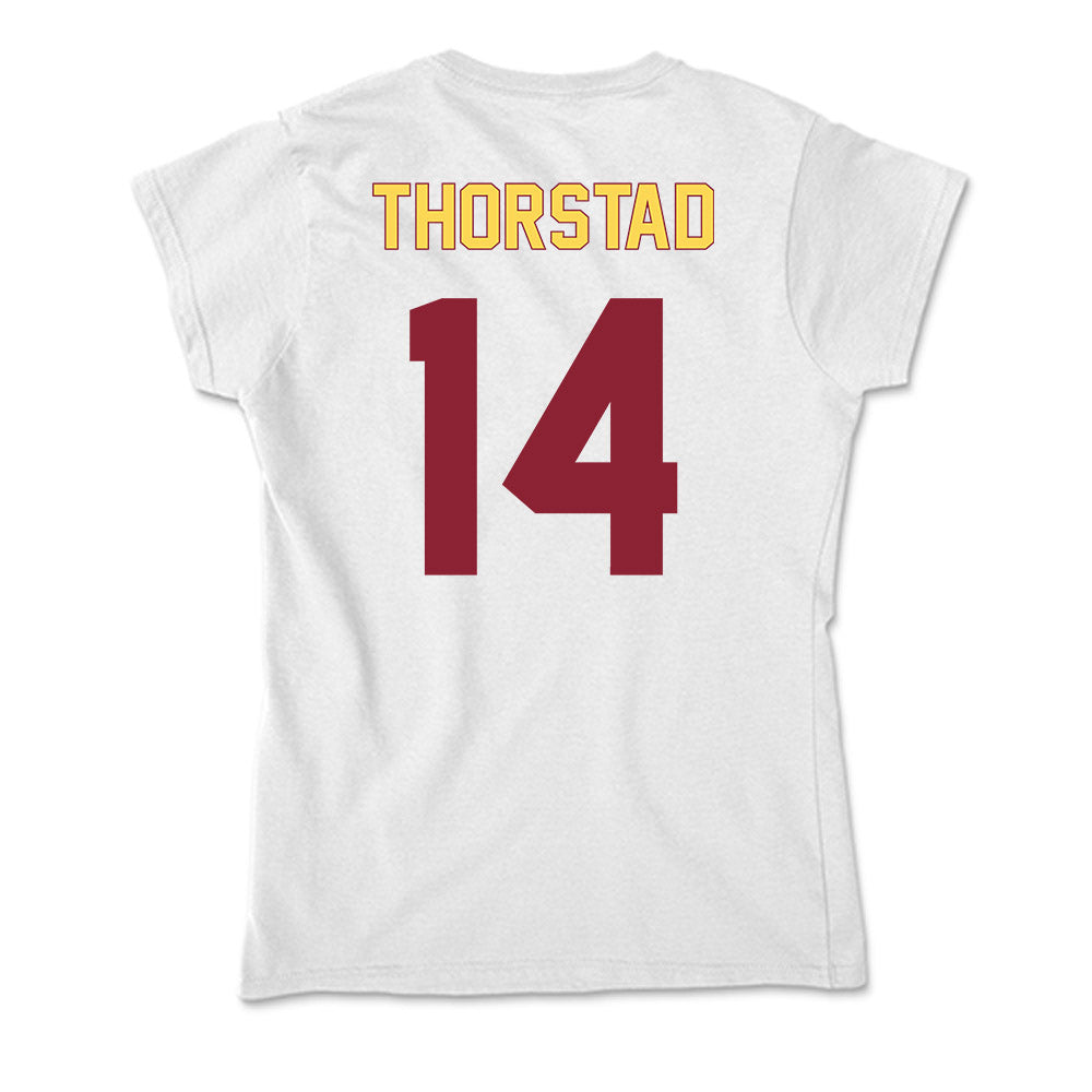 NSU - NCAA Women's Soccer : Addyson Thorstad - Soft Style Women’s T-Shirt-1