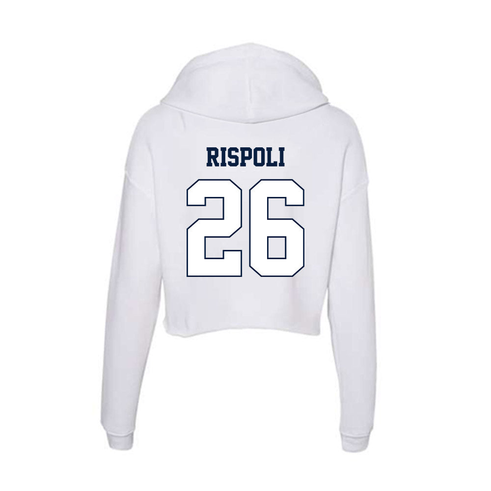 Monmouth - NCAA Men's Lacrosse : Brandon Rispoli - Women's Crop Fleece Hoodie-1