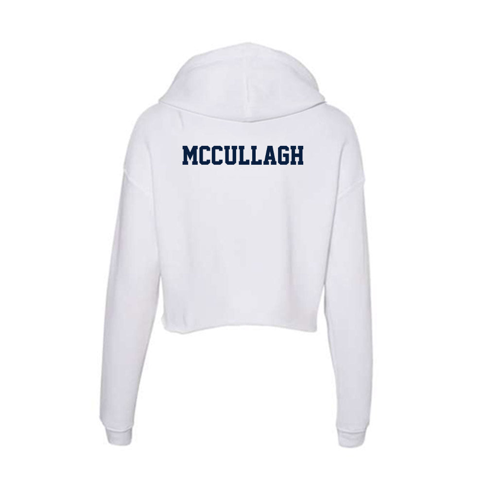 Monmouth - NCAA Men's Golf : Colin McCullagh - Women's Crop Fleece Hoodie-1