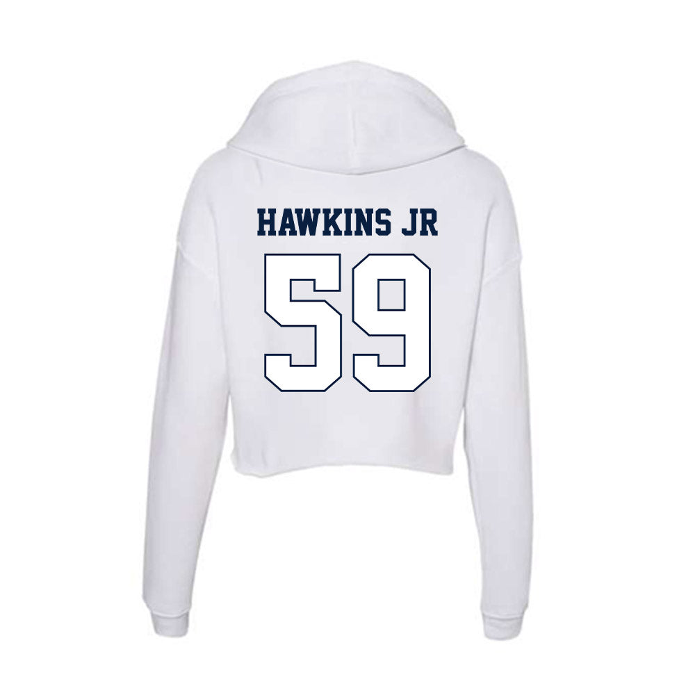 Monmouth - NCAA Football : Adrian Hawkins Jr - Women's Crop Fleece Hoodie-1