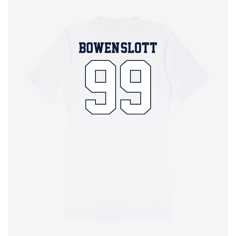 Monmouth - NCAA Men's Lacrosse : Gabe Bowen-Slott - Women's V-Neck T-Shirt-1