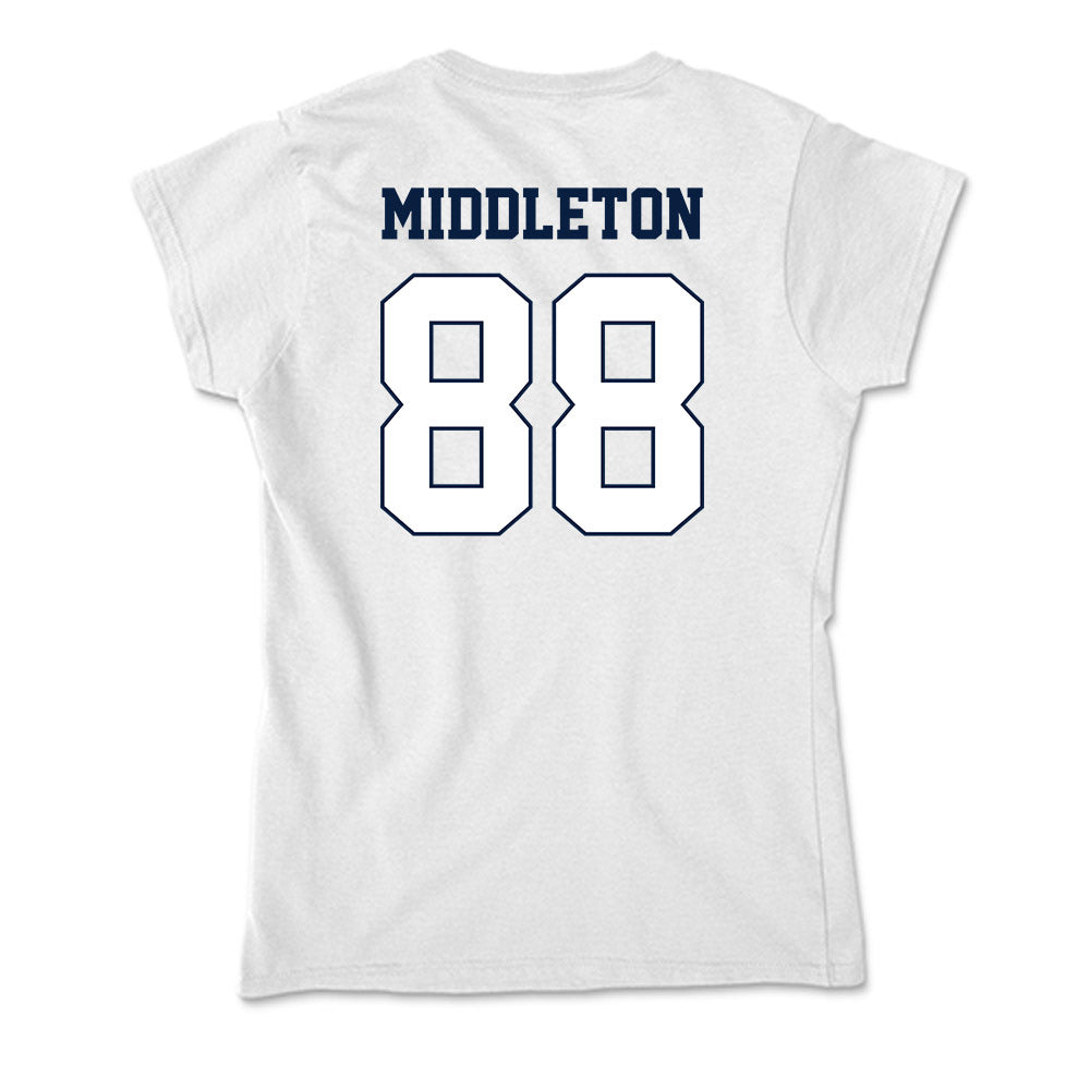 Monmouth - NCAA Football : Marcus Middleton - Soft Style Women’s T-Shirt-1