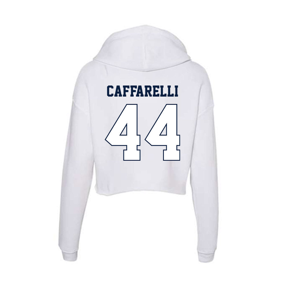 Monmouth - NCAA Men's Lacrosse : Ty Caffarelli - Women's Crop Fleece Hoodie-1