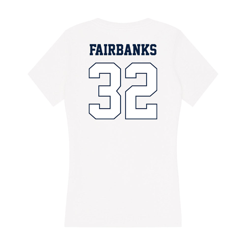 Monmouth - NCAA Men's Lacrosse : Chase Fairbanks - Women's V-Neck T-Shirt-1
