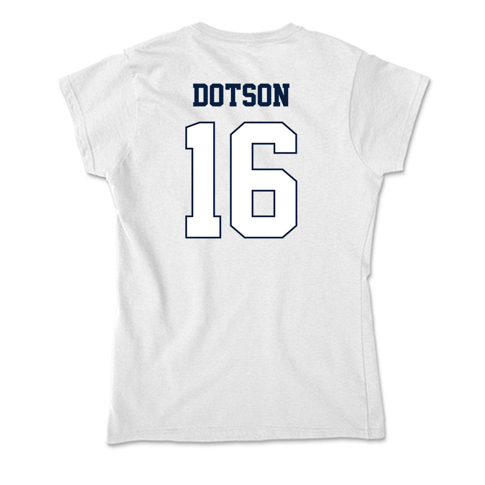 Monmouth - NCAA Football : Jaylen Dotson - Soft Style Women’s T-Shirt-1