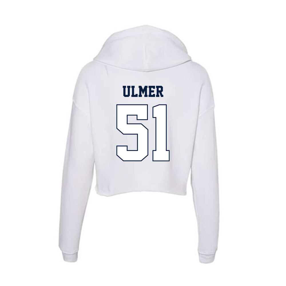 Monmouth - NCAA Football : Chris Ulmer - Women's Crop Fleece Hoodie-1