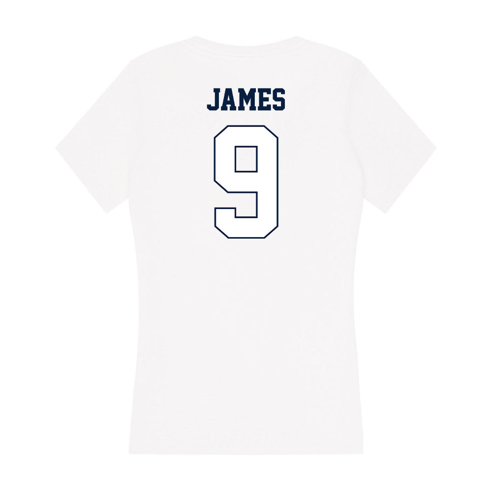 Monmouth - NCAA Football : Maxwell James - Women's V-Neck T-Shirt-1