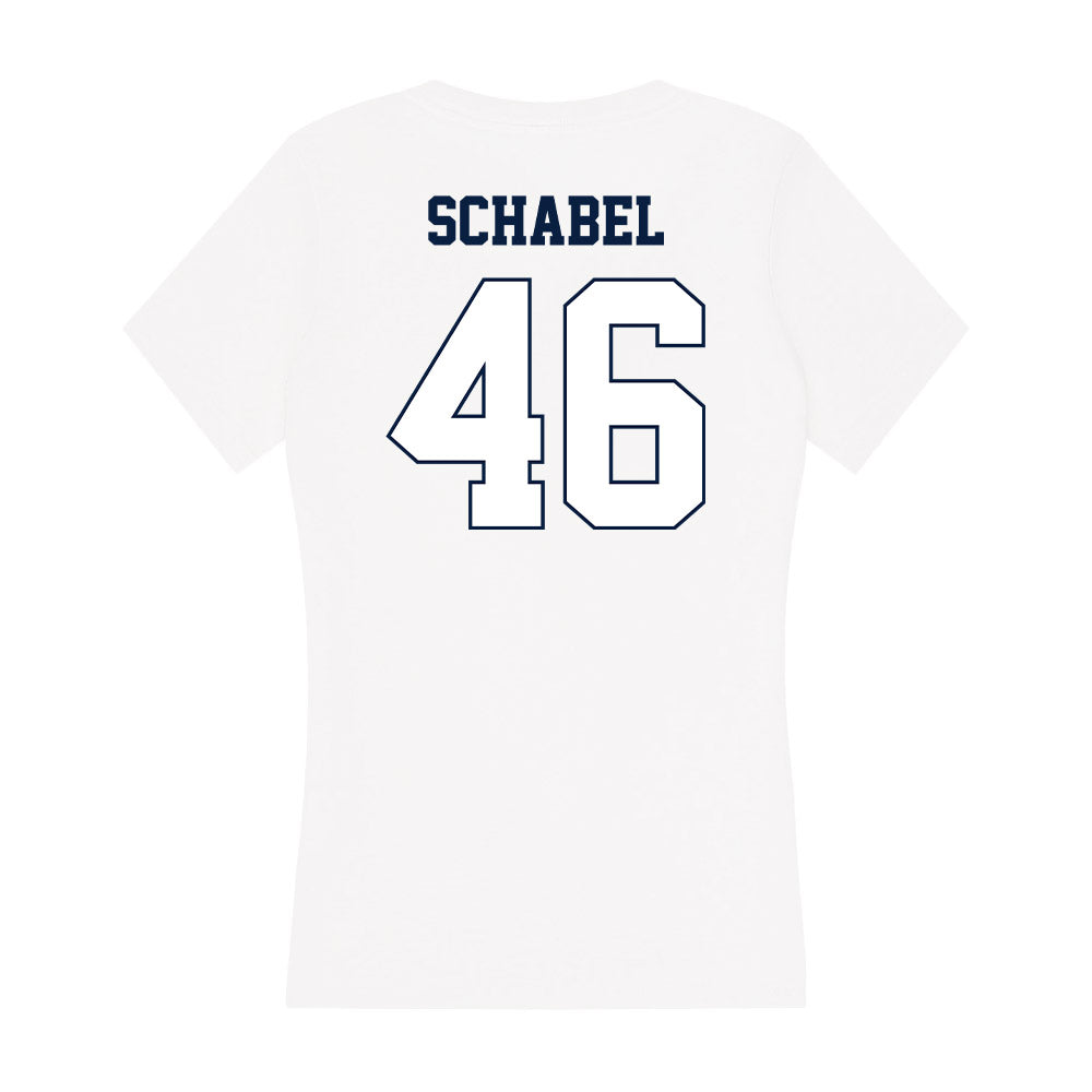 Monmouth - NCAA Football : Luke Schabel - Women's V-Neck T-Shirt-1