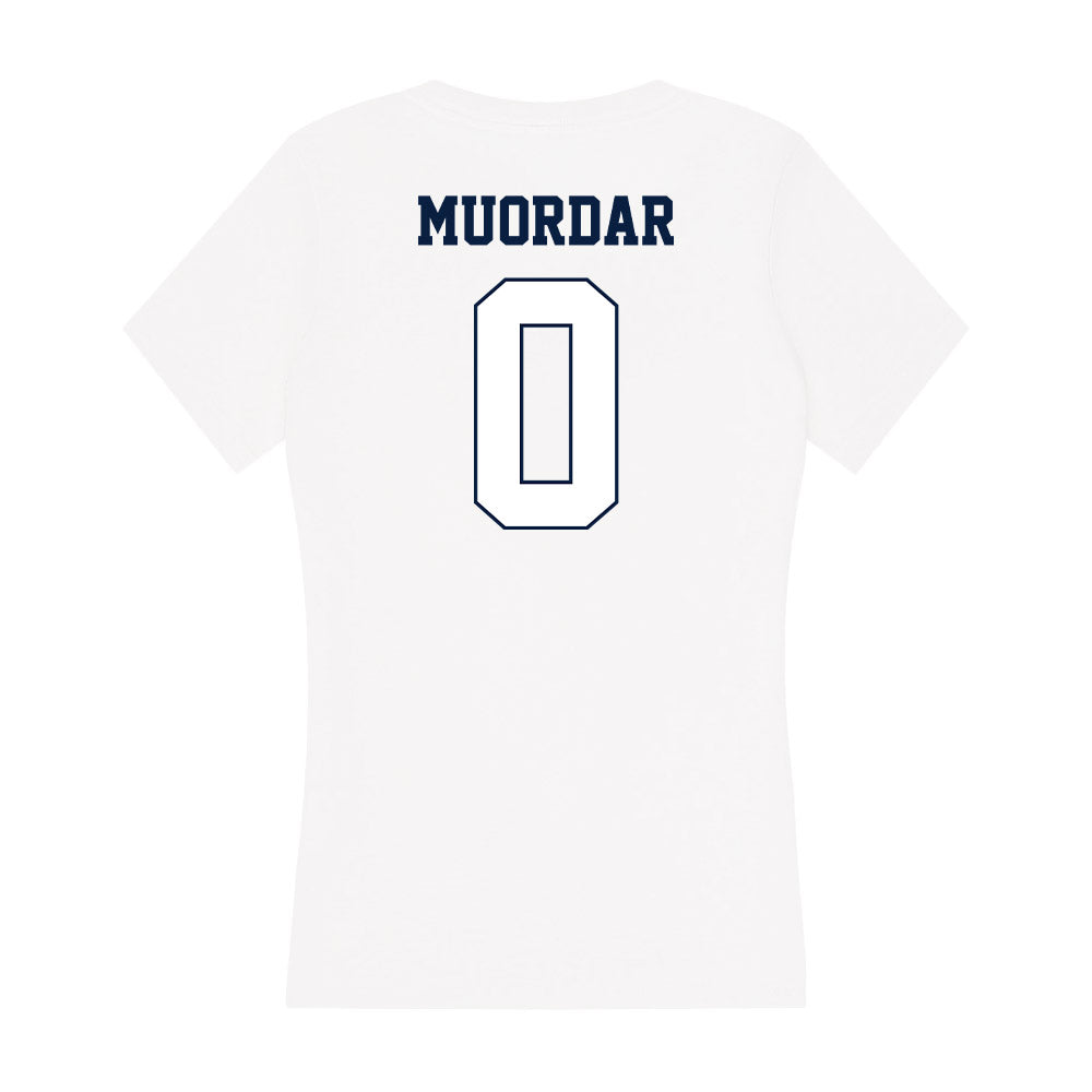 Monmouth - NCAA Men's Basketball : Dok Muordar - Women's V-Neck T-Shirt-1