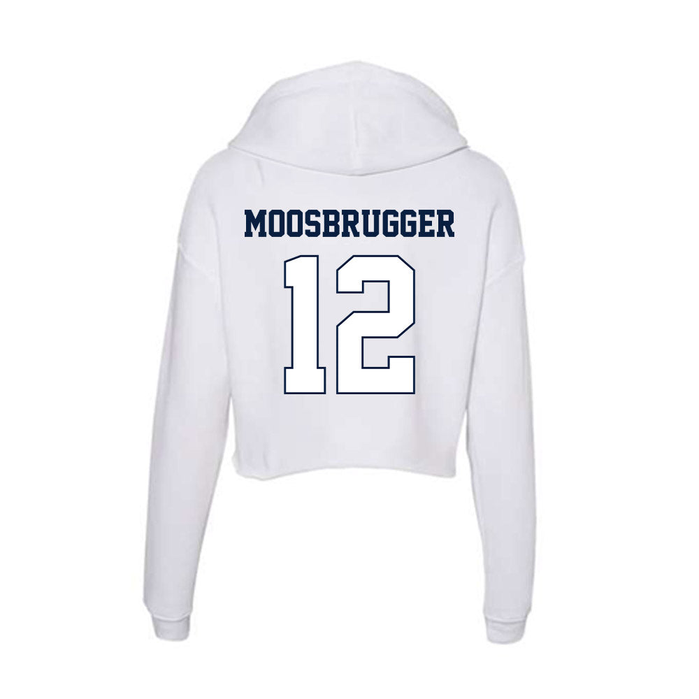 Monmouth - NCAA Men's Soccer : Otto Moosbrugger - Women's Crop Fleece Hoodie-1