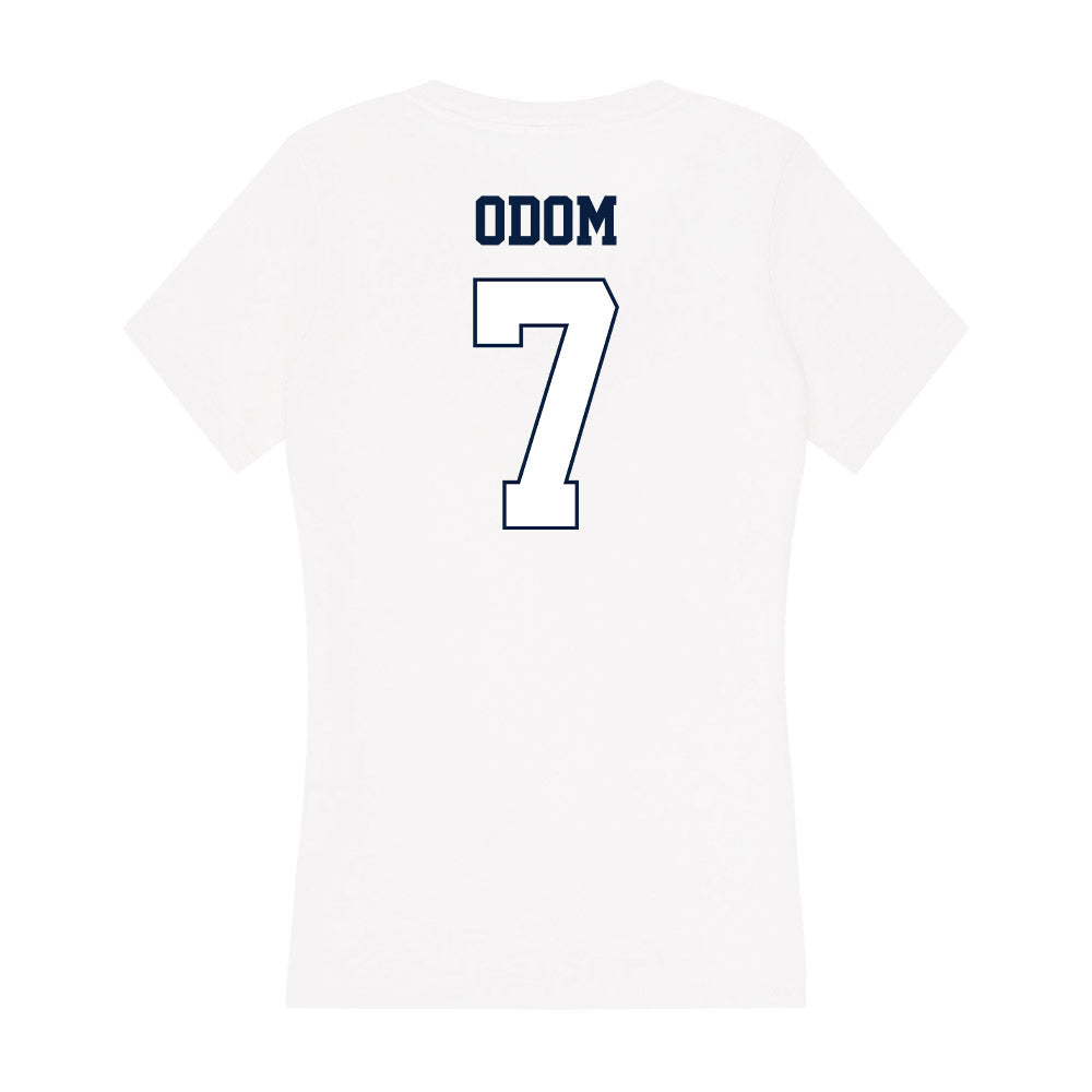 Monmouth - NCAA Football : Alex Odom - Women's V-Neck T-Shirt-1