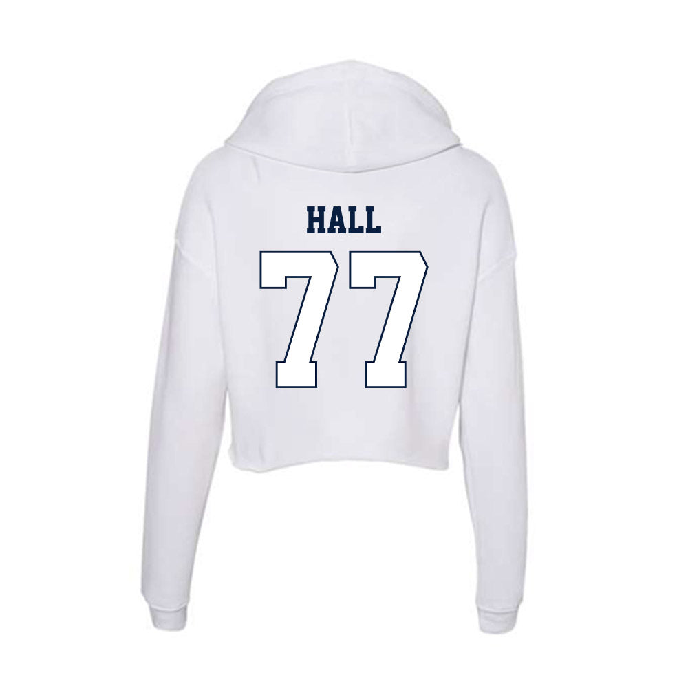 Monmouth - NCAA Football : Jordan Hall - Women's Crop Fleece Hoodie-1