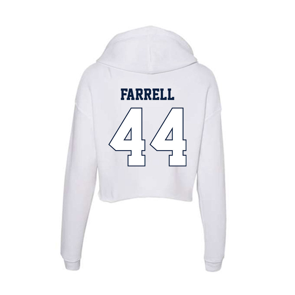 Monmouth - NCAA Football : Connor Farrell - Women's Crop Fleece Hoodie-1