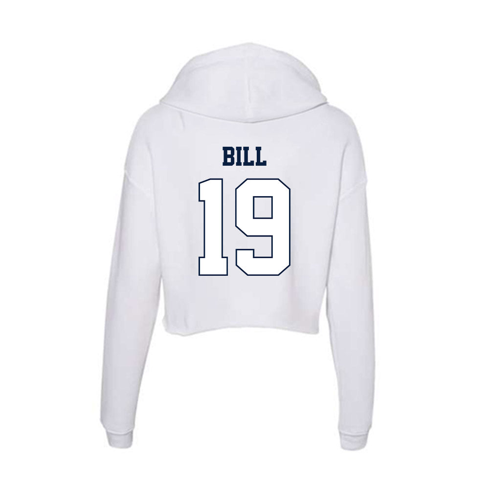 Monmouth - NCAA Football : Owen Bill - Women's Crop Fleece Hoodie-1