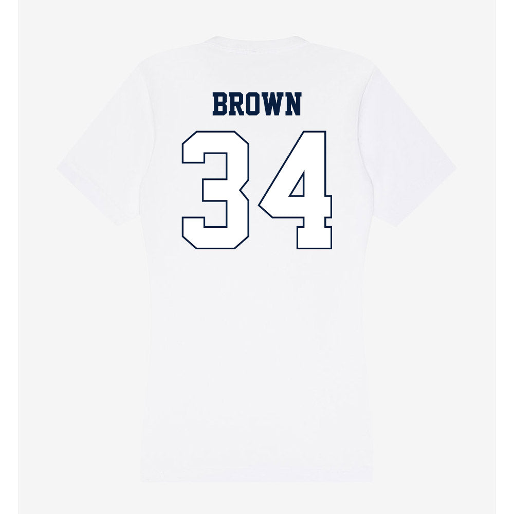 Monmouth - NCAA Football : Anthony brown - Women's V-Neck T-Shirt-1