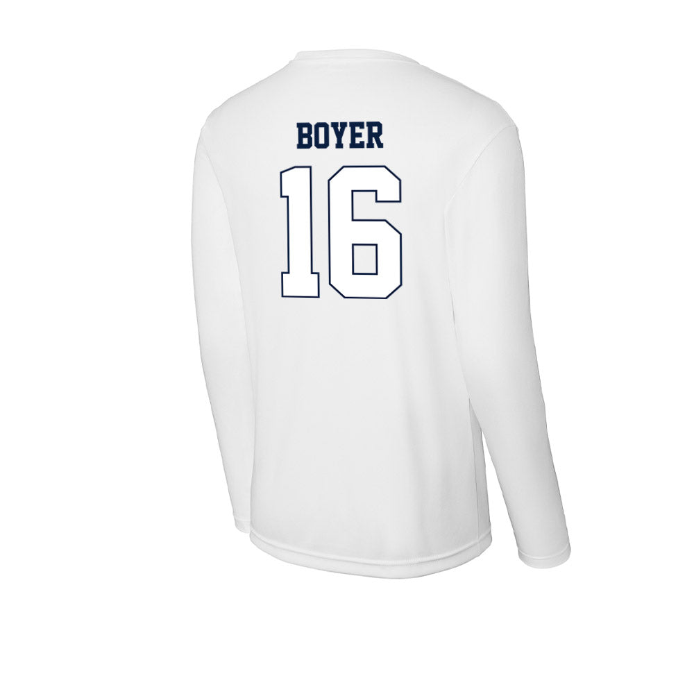 Monmouth - NCAA Men's Lacrosse : Daniel Boyer - Activewear Long Sleeve T-Shirt-1