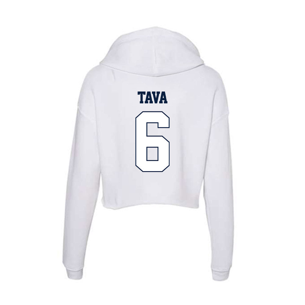 Monmouth - NCAA Women's Soccer : Marisa Tava - Women's Crop Fleece Hoodie-1