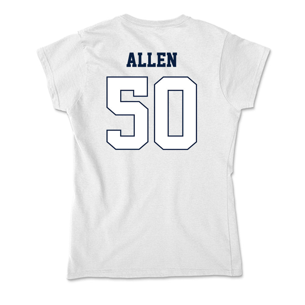 Monmouth - NCAA Men's Basketball : Braedan Allen - Soft Style Women’s T-Shirt-1