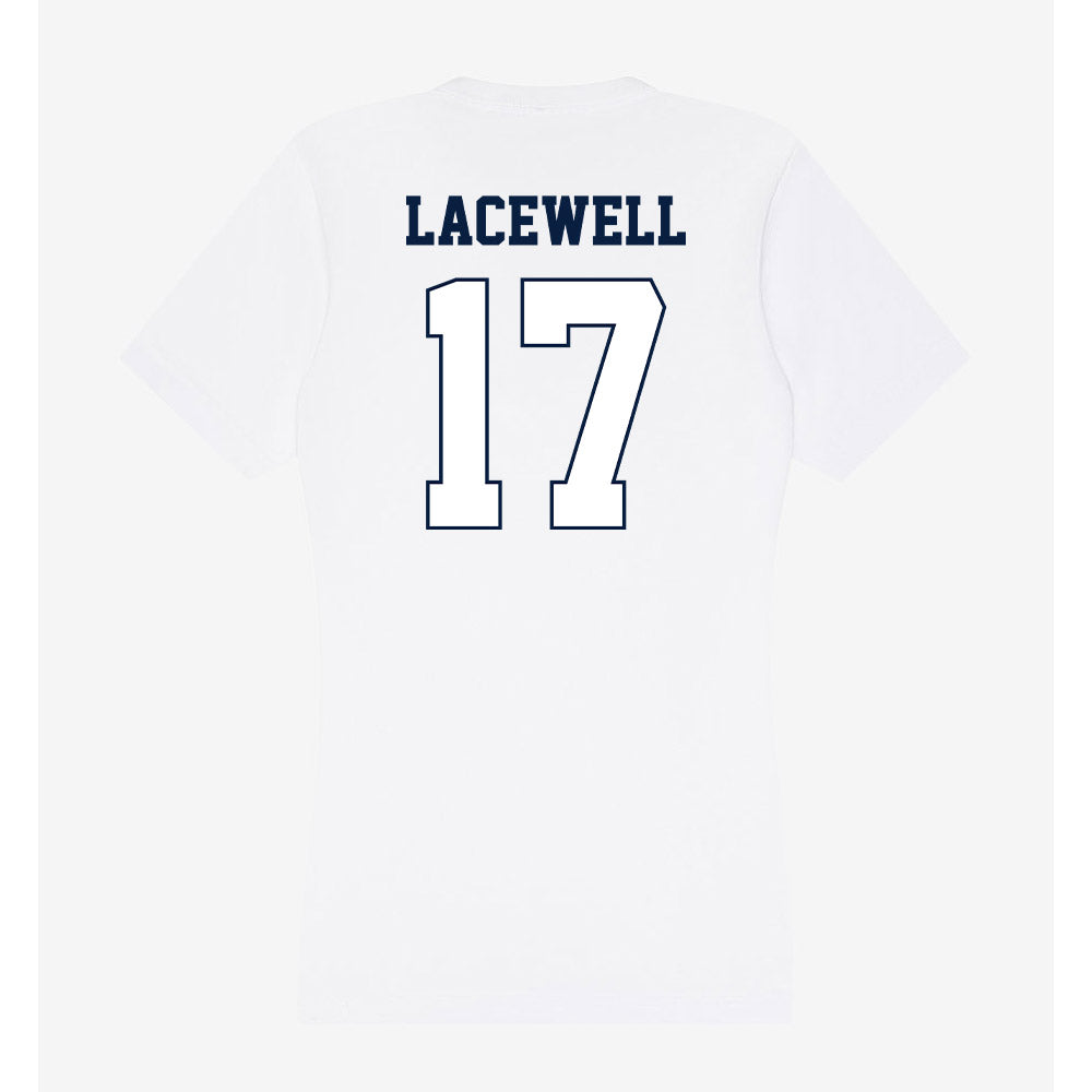 Monmouth - NCAA Men's Lacrosse : Terrence Lacewell - Women's V-Neck T-Shirt-1