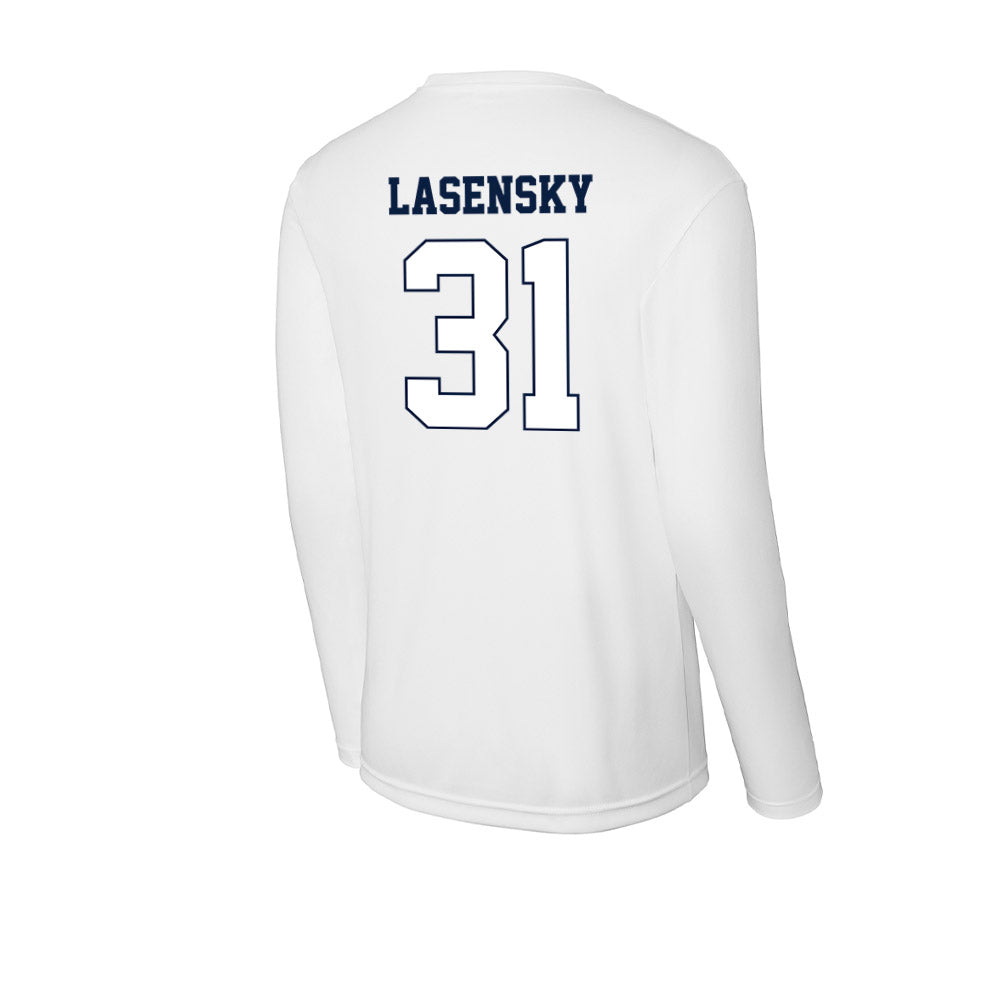 Monmouth - NCAA Men's Lacrosse : Brayden Lasensky - Activewear Long Sleeve T-Shirt-1
