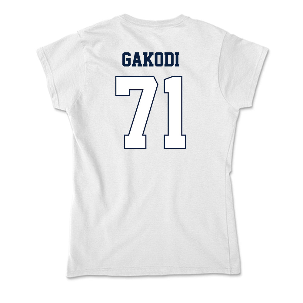 Monmouth - NCAA Football : Moses Gakodi - Soft Style Women’s T-Shirt-1