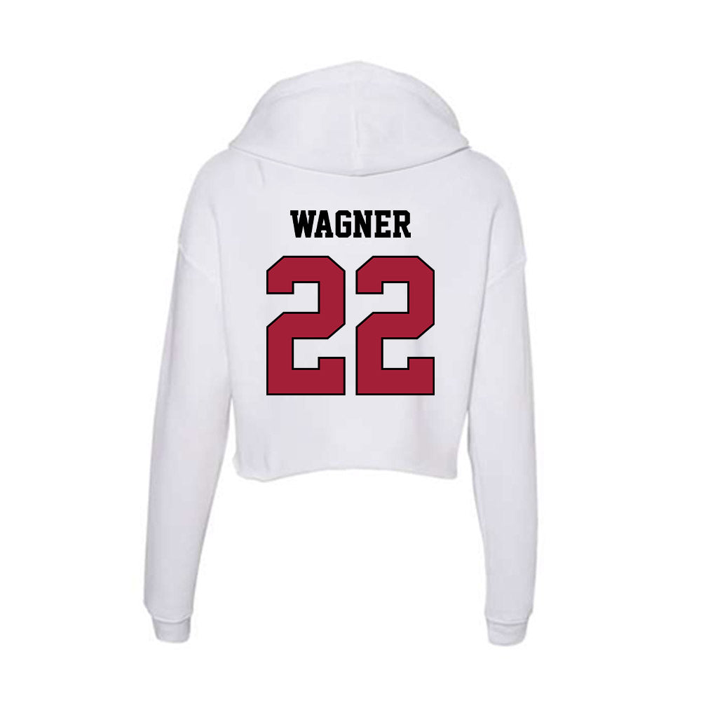 St. Joe's - NCAA Softball : Jenna Wagner - Women's Crop Fleece Hoodie-1