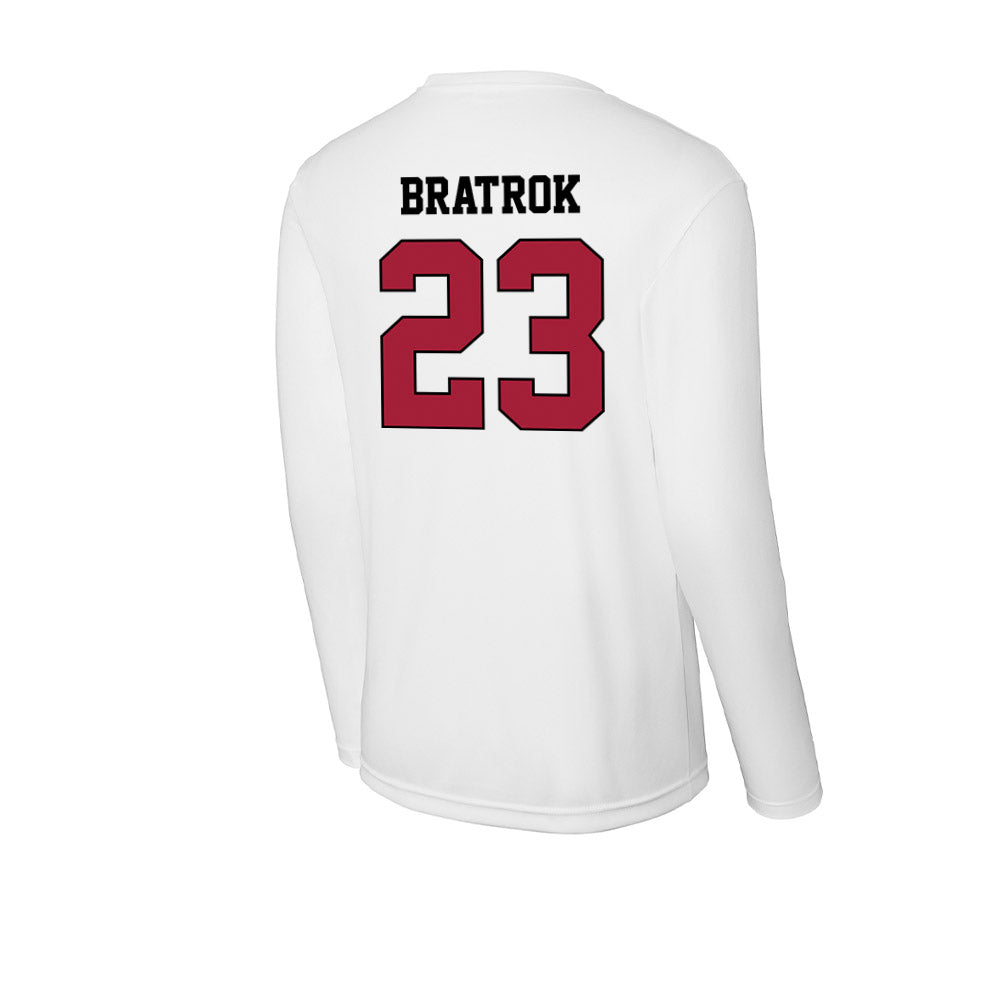 St. Joe's - NCAA Men's Soccer : Vegard Bratrok - Activewear Long Sleeve T-Shirt-1
