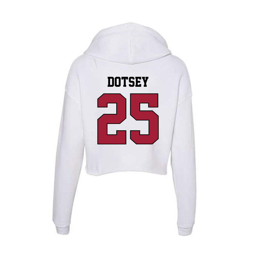 St. Joe's - NCAA Women's Basketball : Rian Dotsey - Women's Crop Fleece Hoodie-1
