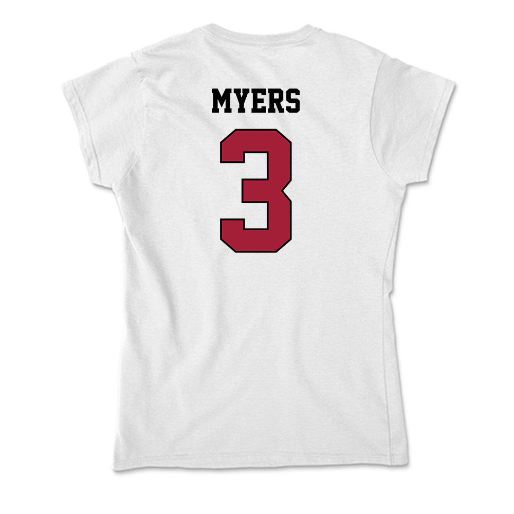 St. Joe's - NCAA Men's Basketball : Khaafiq Myers - Soft Style Women’s T-Shirt-1