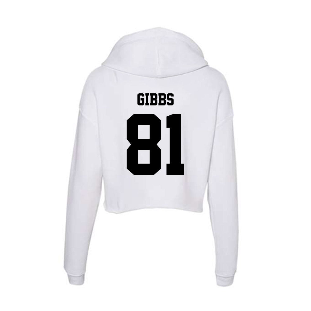 Lamar - NCAA Football : Devyn Gibbs - Women's Crop Fleece Hoodie-1