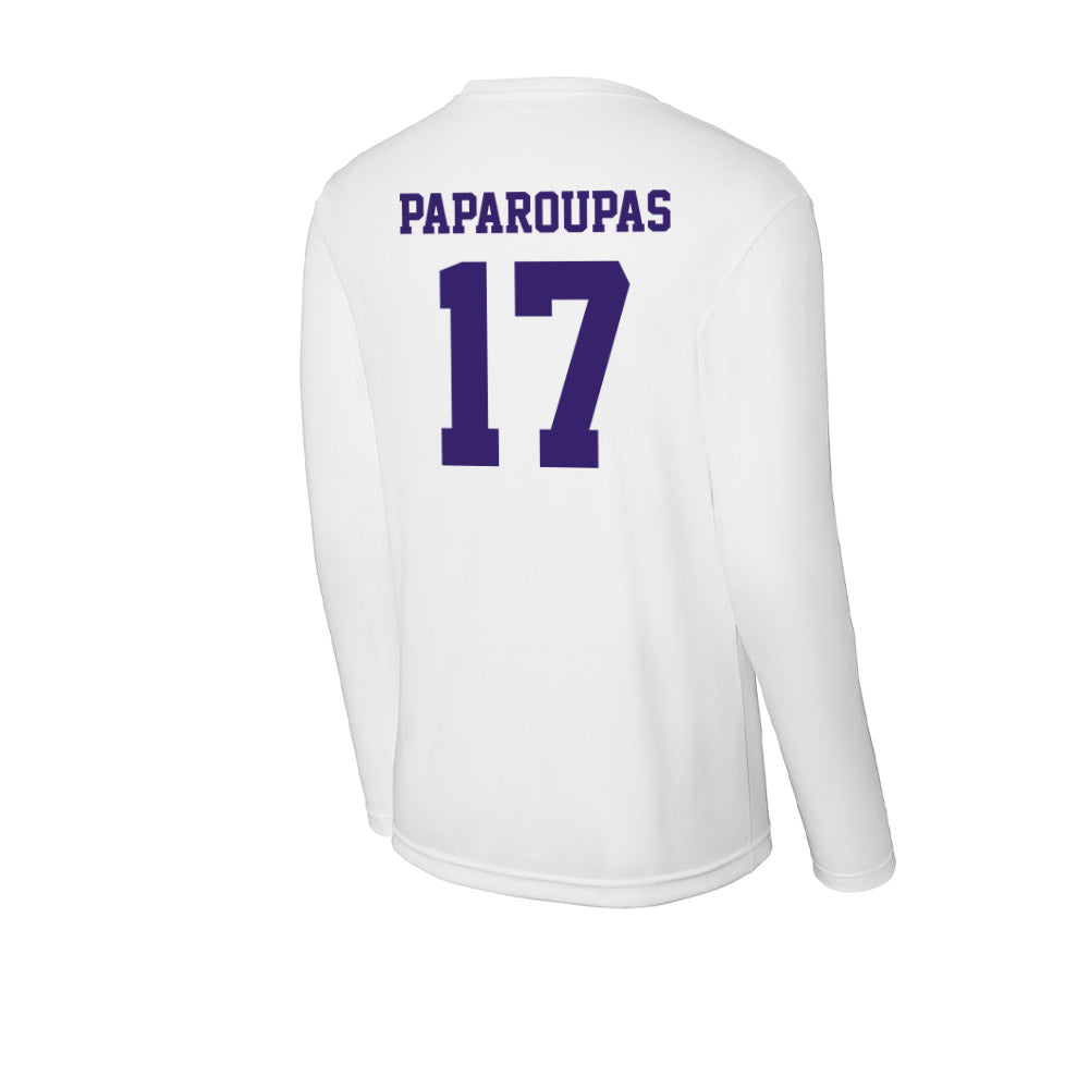 High Point - NCAA Men's Soccer : Angelo Paparoupas - Performance Long Sleeve T-Shirt-1