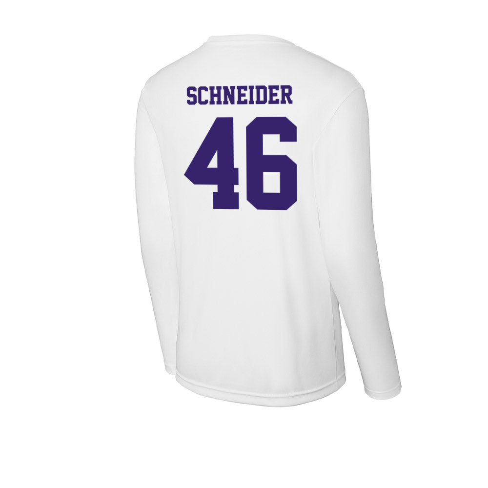 High Point - NCAA Baseball : Charlie Schneider - Activewear Long Sleeve T-Shirt-1
