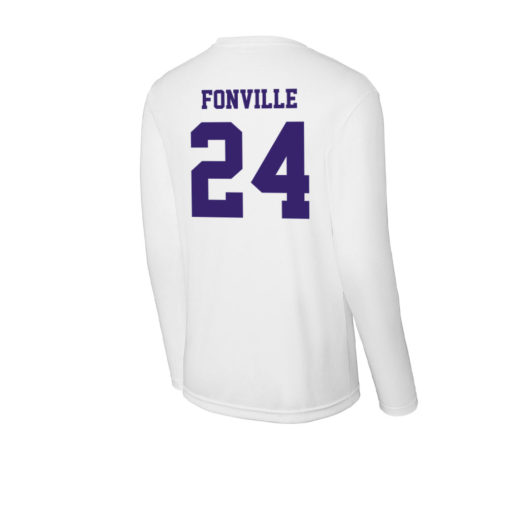 High Point - NCAA Men's Basketball : David Fonville - Activewear Long Sleeve T-Shirt-1