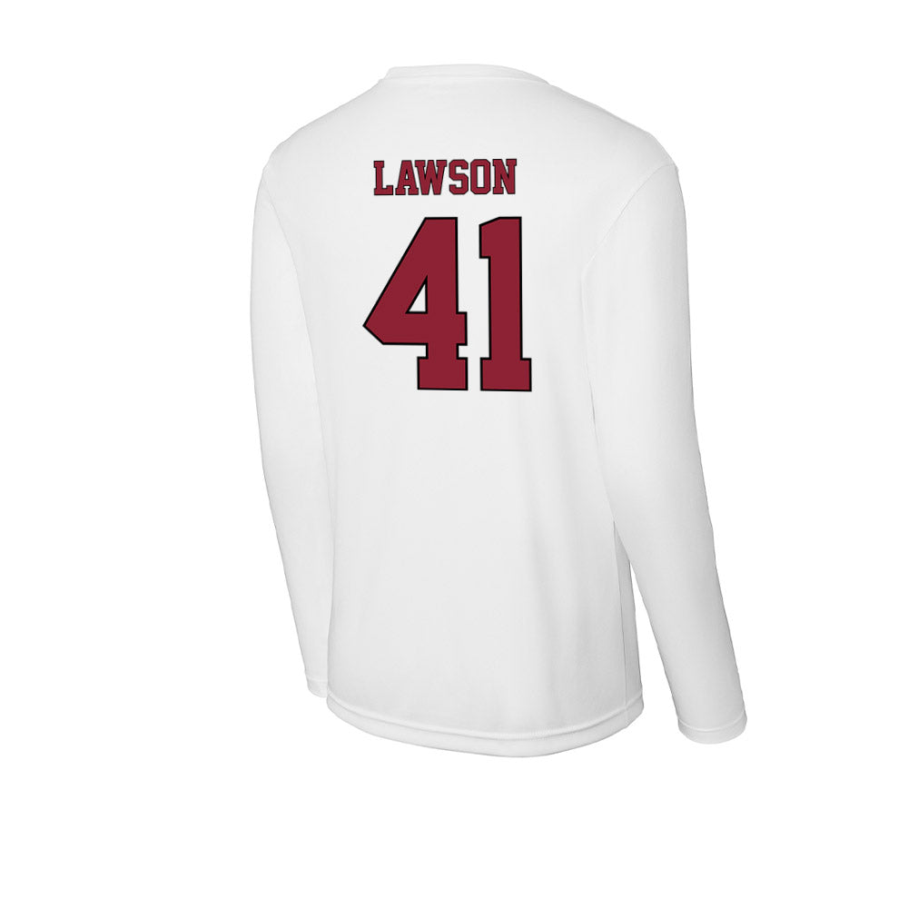 NCCU - NCAA Football : Isaiah Lawson - Activewear Long Sleeve T-Shirt