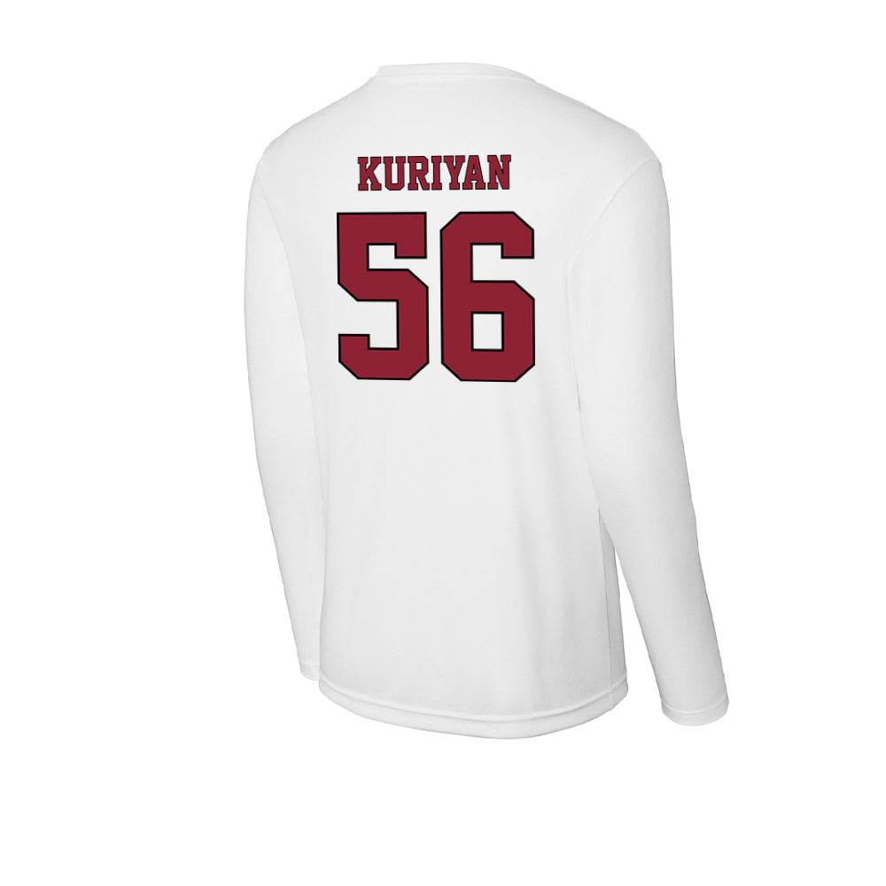 NCCU - NCAA Football : Jonathan Kuriyan - Activewear Long Sleeve T-Shirt-1