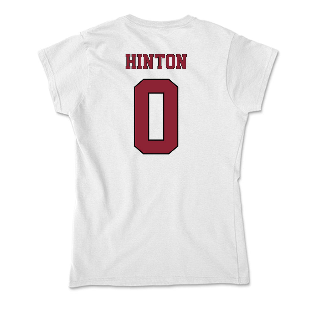 NCCU - NCAA Women's Basketball : Aysia Hinton - Soft Style Women’s T-Shirt-1