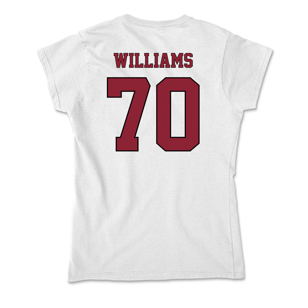 NCCU - NCAA Football : Ta'Ron Williams - Soft Style Women’s T-Shirt-1