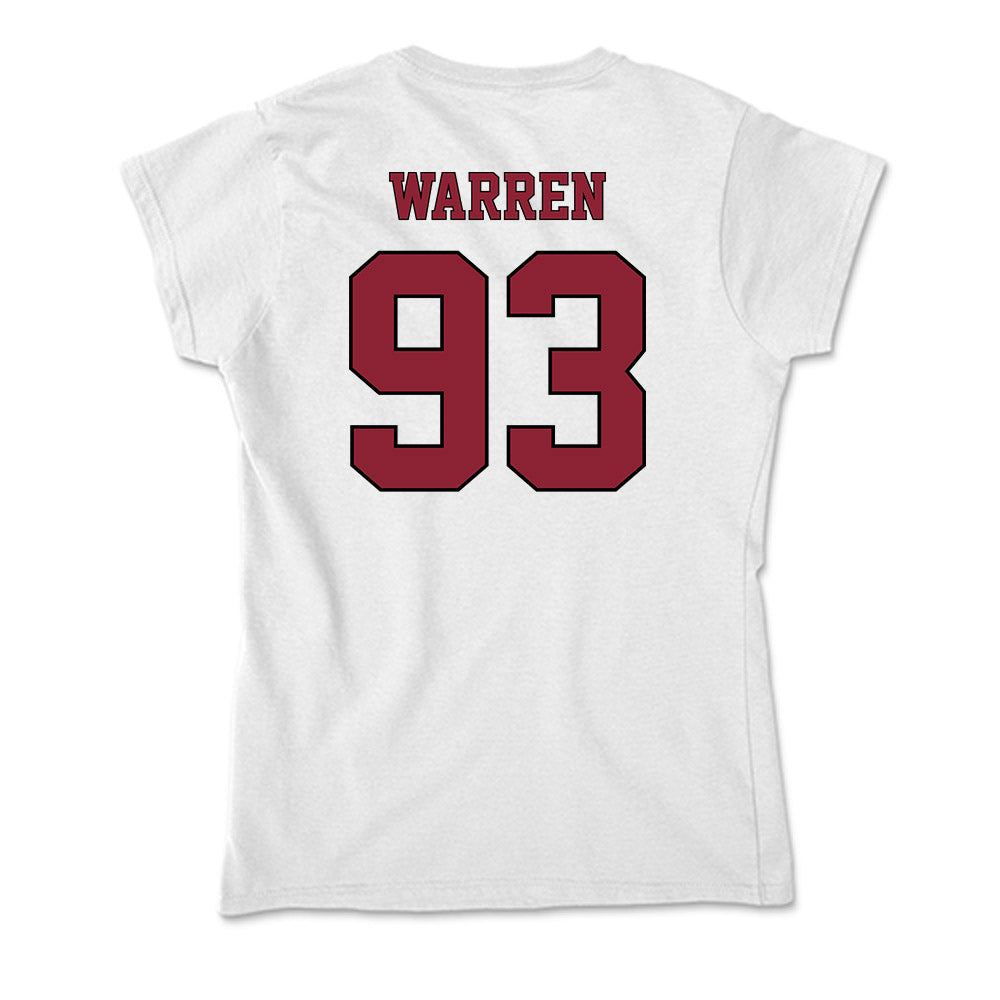 NCCU - NCAA Football : Jaden Warren - Soft Style Women’s T-Shirt-1
