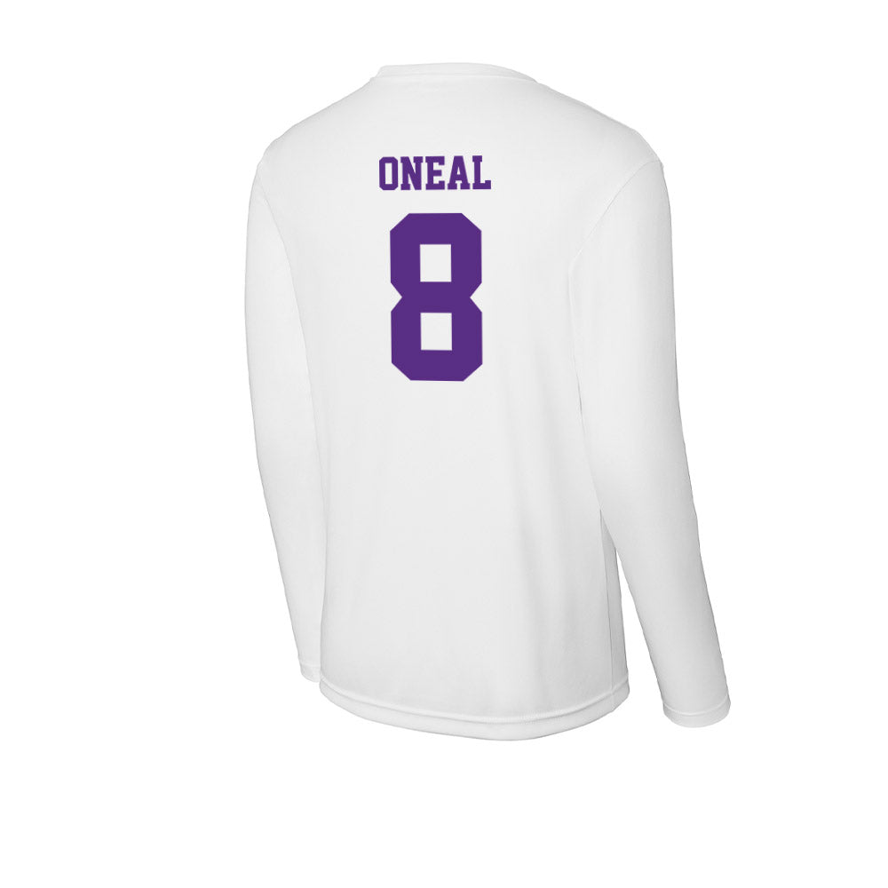 Furman - NCAA Men's Basketball : Collin ONeal - Activewear Long Sleeve T-Shirt-1