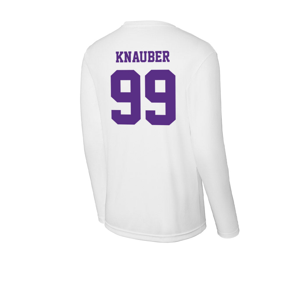 Furman - NCAA Football : Bruce Knauber - Activewear Long Sleeve T-Shirt-1
