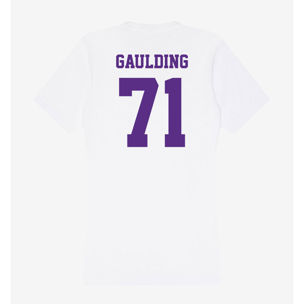 Furman - NCAA Football : Edwin Gaulding - Women's V-Neck T-Shirt-1