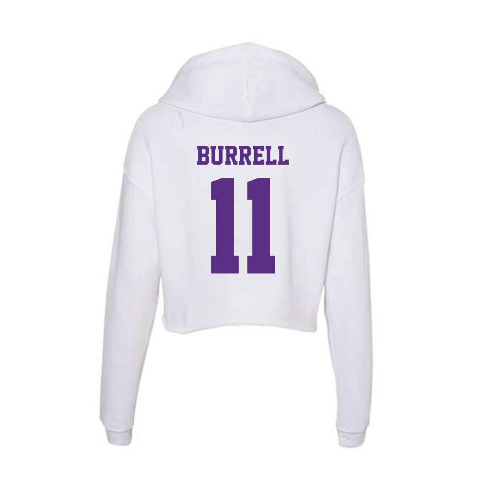 Furman - NCAA Football : Joshua Burrell - Women's Crop Fleece Hoodie-1