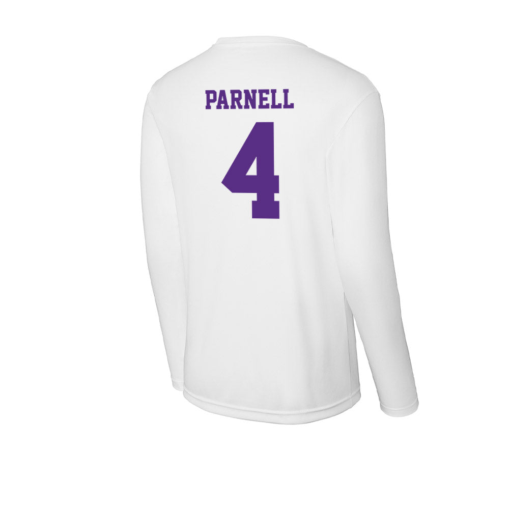 Furman - NCAA Women's Basketball : Kyraha Parnell - Activewear Long Sleeve T-Shirt-1