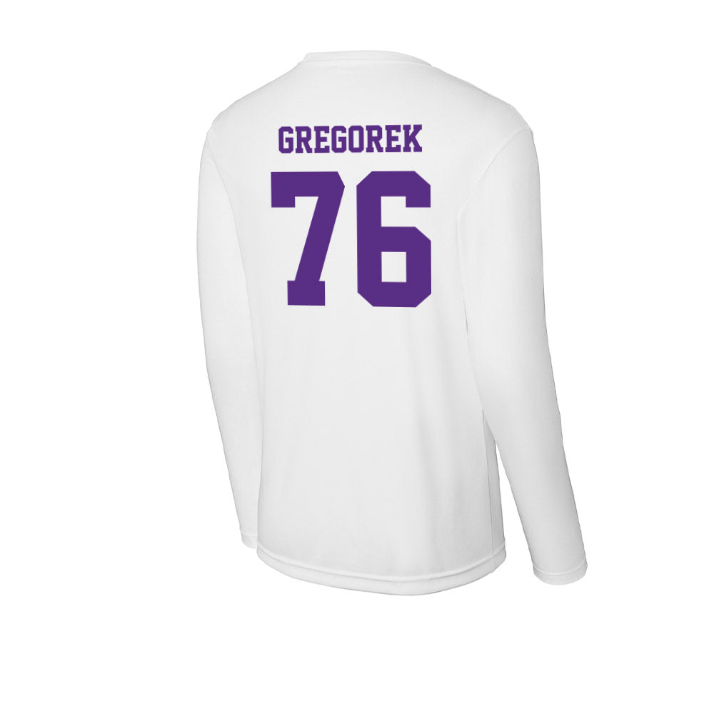 Furman - NCAA Football : Chase Gregorek - Activewear Long Sleeve T-Shirt-1