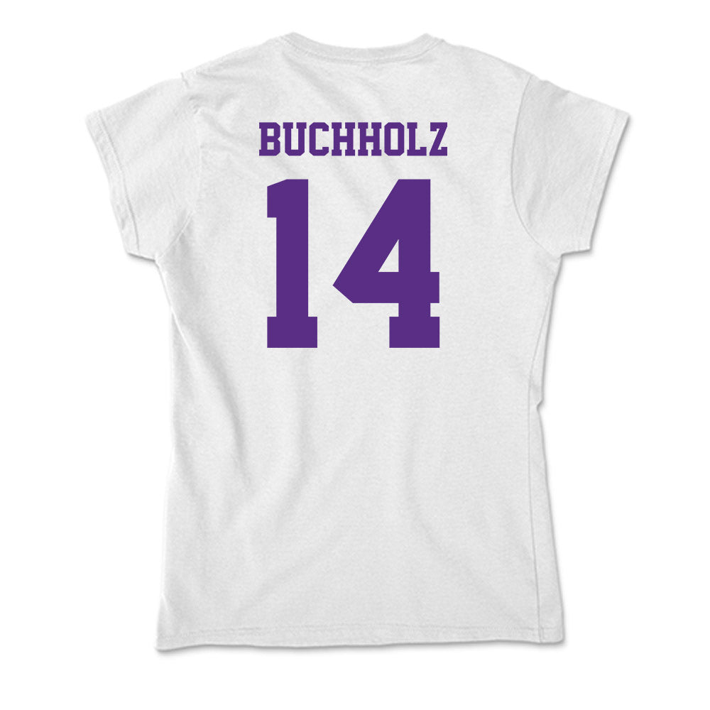Furman - NCAA Women's Volleyball : Rebekah Buchholz - Soft Style Women’s T-Shirt-1