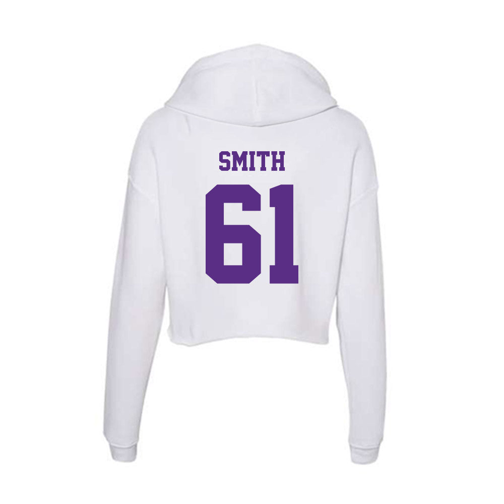 Furman - NCAA Football : Brady Smith - Women's Crop Fleece Hoodie-1