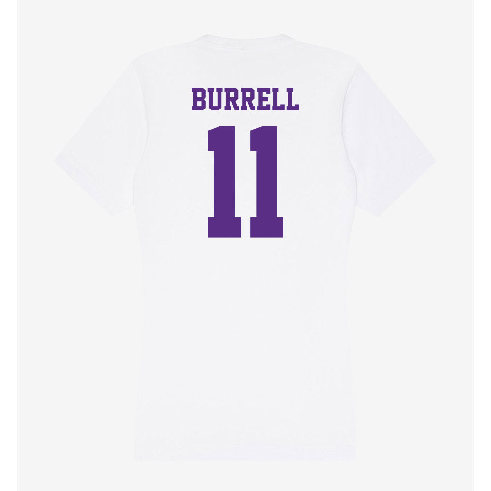 Furman - NCAA Football : Joshua Burrell - Women's V-Neck T-Shirt-1