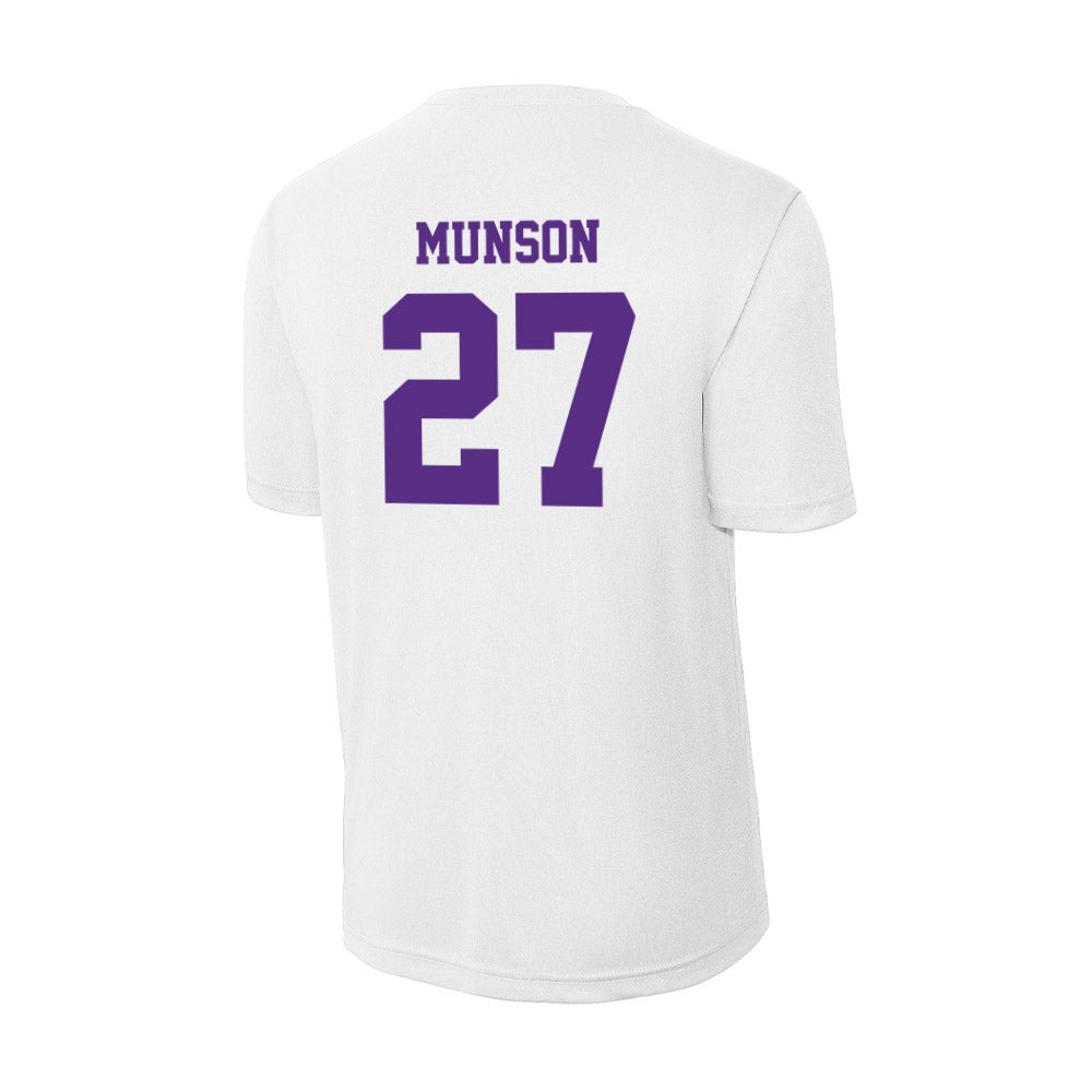 Furman - NCAA Men's Soccer : Luke Munson - Activewear T-Shirt-1