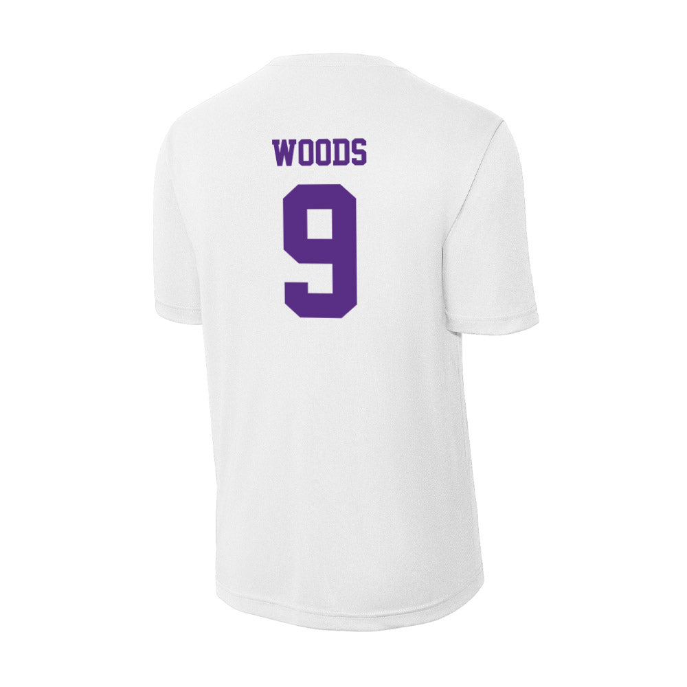 Furman - NCAA Women's Volleyball : Campbell Woods - Activewear T-Shirt-1